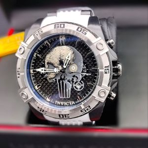 FIRM PRICE-New Invicta Limited Edition Marvel Punisher Men's watch.